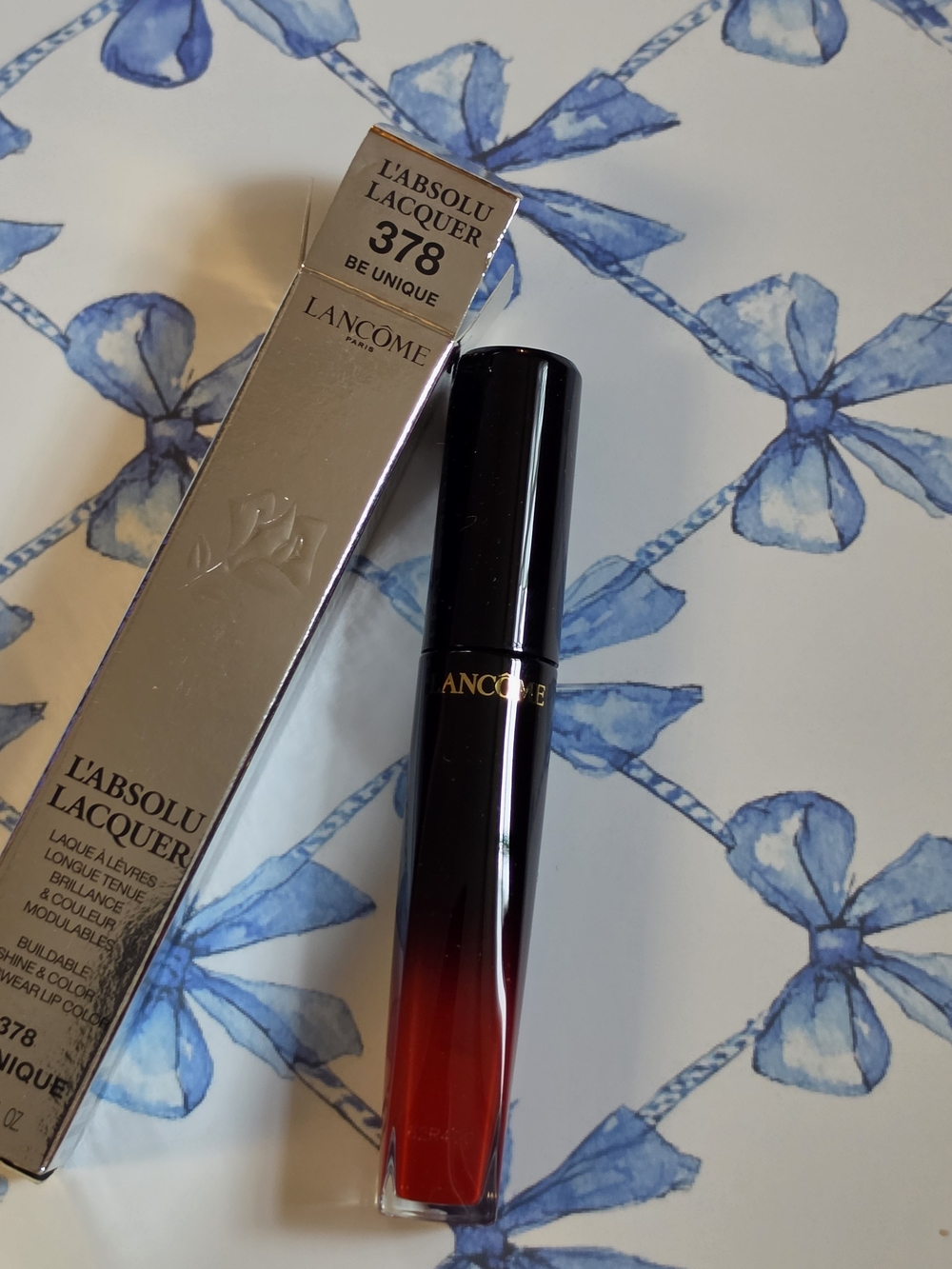 Lancôme L'Absolu Lacquer 378 Be Unique - Red Gradient